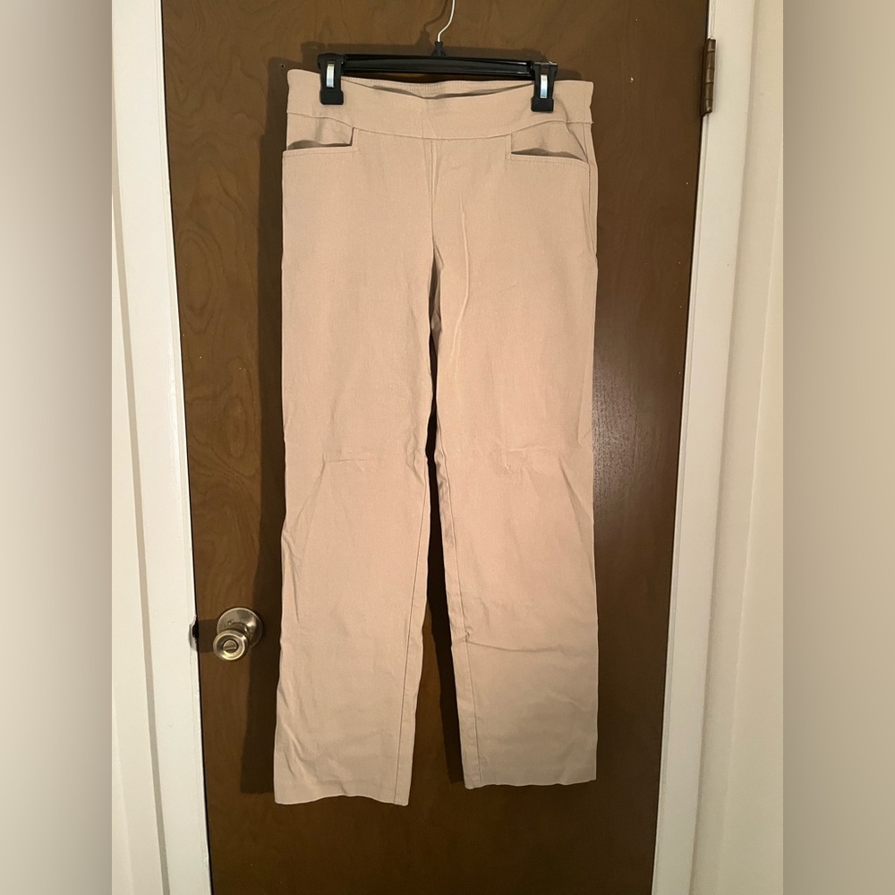 Time and Tru Women's Tan Straight Leg Pants